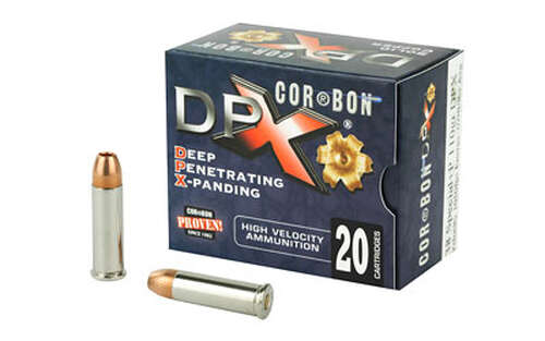 Ammunition Corbon Ammo Deep Penetrating X bullet 38Special CORBON DPX 38SPL+P 110GR BRNSX 20/ • Model: Deep Penetrating X bullet